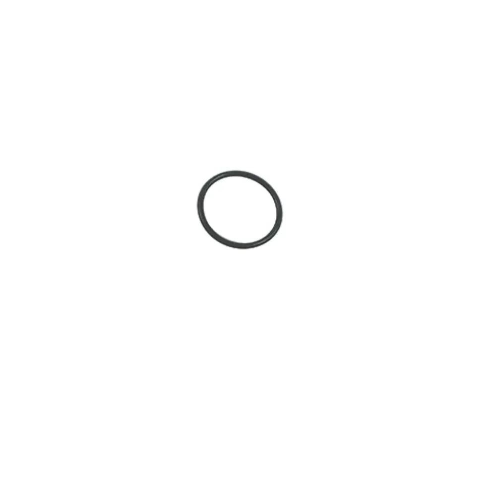 Schwarzer O-Ring von Kludi, rund und aus NBR-Material, auf weißem Hintergrund.